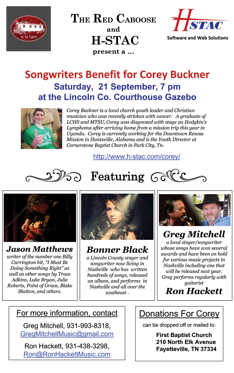 Buckner_Benefit_Poster poster